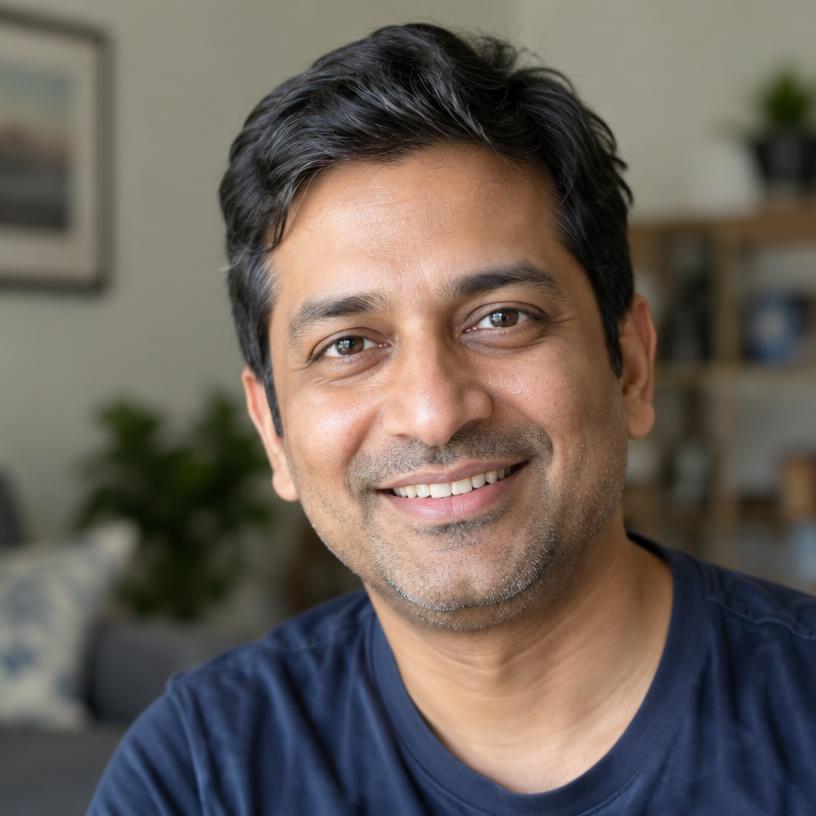 Portrait of Raj P.